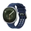 Aplicável para Samsung Galaxy Watch 9 Samsung Galaxy Watch 8/8 Classic Pulseira de Relógio de Silicone com Furos em Duas Fileiras