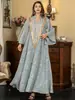 Sw005 Vestido de Noche Transfronterizo Bata Malla Bordado Lentejuela Ropa de Mujer
