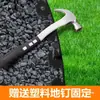 Tira de Aislamiento de Piedra y Césped Verde en Forma de L Tablero de Retención Divisor de Césped Gris Plástico Proyecto de Vegetación Negro PE