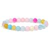Pulseira de Cristal Natural Ágata Olho de Tigre Youjia Jewelry Venda Quente Transfronteiriça Pulseira Simples de Contas de Cristal Atacado