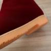 Zapatos de algodón hechos a mano para mujer, invierno, hogar, interior, para mediana edad y ancianos, madre, antideslizantes, suela gruesa, forro de felpa, cálidas, zapatillas de algodón, talón de bolsa para hombre