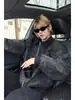 Chaqueta casual de estilo americano tie-dye de moda transfronteriza para hombre, chaqueta corta de cuero de otoño con cuello vuelto, abrigo versátil de workwear de alta calle