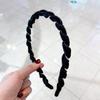 Diadema de Malla Antideslizante Onda Simple Elegante Diadema Celebridad de Internet Envolvente Joyería de Moda Combinable Tarjeta para el Cabello Brillante Tocado