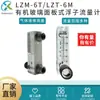 Medidor de Flujo de Flotador tipo Rotor con Panel de Vidrio Changxin Lzm-6T para Gas, Líquido, Agua, Aire, Nitrógeno, Oxígeno
