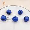 Colgante de Campanilla Colorida de 22 mm Amuletos Pequeños Accesorios para Llaveros DIY Esmalte Color Caramelo Campana de Navidad para Mascotas