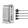 Novo Carregador de Mesa de Nitreto de Gálio 600W Tela de Exibição 500W Carregador PD Multifuncional de Mesa Adaptador 320W