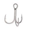 Señuelo Blood Slot Tres Anzuelos Anzuelo de Pluma 3x Reforzado Tres Anzuelos Punta de Anzuelo con Ranura para Sangre Color Estaño Agua Dulce Anzuelo Orkin para Pesca