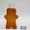 Botellas creativas para bebidas, diseñadas a medida con la forma de una figura humana, hechas de plástico transparente PET para jugo y té de leche. Directo del fabricante, con impresión de logotipo disponible