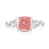 Anillo de Hada Anillo de Hielo Florido de Piedras Preciosas de Colores Más Vendido en Transmisión en Vivo, Diamante de Alto Carbono Súper Brillante, Joyería de Anillo de Vid de Moda Tendencia