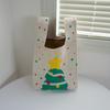 Bolsa Cuadrada Pequeña Bolsa Tejida Bolsa Tejida Decorativa Bolso de Mano para Mujer Bolso de Mano Lindo Bolsa de Regalo de Año Nuevo Bolsa para Dulces
