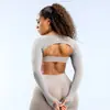 DF Nuevo Traje de Yoga Ajustado Pantalones Cortos de Fitness Pantalones de Cadera Sujetador Deportivo con Tirantes Chal de Manga Larga Running