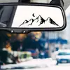 Adesivo Decorativo de Janela de Retrovisor de Carro da Amazon Flores de Desenho Animado Plantas Folhas Filme de Vinil Personalizável