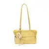 Nova Bolsa Tote de Ombro Único para Axila Feminina 2026, Texturizada, Moderna, Casual, Cor Sólida, Grande Capacidade, Bolsa de Ombro Fashion