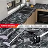 Adesivo Pattern de Mármore para Fumaça de Óleo Armário Fogão Mesa de Jantar Parede À Prova d'Água à Prova de Umidade Autoadesivo Cozinha Resistente a Altas Temperaturas à Prova de Óleo