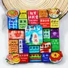 Serie YunnanAtracciones Culturales y Creativas ÚnicasXishuangbannaCiudad TurísticaSouvenirImanes de Refrigerador de Madera