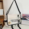 Nuevos Bolsos Cruzados para Hombre y Mujer, Bolsos de Hombro Casuales para el Trabajo, Bolsos para Estudiantes de Campus, Bolsos de Hombro de Gran Capacidad Estilo Harajuku Japonés