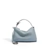 2026 Bolso de Hombro Sencillo de Diseño de Nicho Personalizado con un Ambiente Relajado, Bolso Cruzado Exquisito para Mujer, Bolso de Viaje de Piel Genuina Estilo Coreano