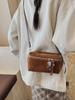 Bolso Pequeño Retro Transfronterizo para Mujer 2026 Nuevo Bolso Cuadrado Pequeño de Gamuza Bolso Cruzado Simple Versátil para Teléfono Móvil