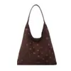 Bolsa de mão pequena retrô da moda transfronteiriça feminina bolsa 2026 outono novo bolsa de ombro única estampada de bolinhas elegante bolsa de ombro para o dia a dia bolsa de axila