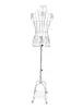 Soporte de Modelo de Arte de Hierro Perchero de Cuerpo Completo Accesorio para Bufanda Maniquí de Medio Cuerpo Perchero de Medio Cuerpo Perchero de Ropa Estilo Europeo Femenino Modelo Femenino