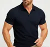 Soporta Dropshipping 2026 Primavera/Verano Transfronterizo Camisas Versátiles para Hombre con Cuello Camisero, Polos Casuales de Manga Corta