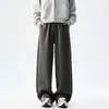 Pantalones de Pierna Ancha, Pantalones Deportivos Casuales de Pierna Recta con Caída, Pantalones de Chándal Unisex con Forro de Felpa, Pantalones Largos, Procesamiento Personalizado con Imágenes y Muestras Proporcionadas