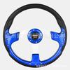 Volante modificado para coche 14 pulgadas competitivo imitación carreras PU personalidad volante de juego aleación de aluminio 350 mm universal
