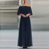 Verano 2026 Nueva Ropa Femenina Europea y Americana Vestido de Moda Casual Vestido Largo para el Viaje Diario Ceñido a la Cintura