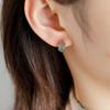 Pendientes de Plata de Ley S925 con Jade Azul Natural Ruyi Xiangyun Calabaza para Mujer, Nuevo Estilo Chino Joyería Elegante de Gama Alta Hy