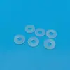 Accesorios para Celdas Electrolíticas Anillo de Fijación de Electrodo de 6 mm, Anillo de Sellado de Electrodo, Tuerca de Tapón, Cubierta de PTFE, Junta de Manguito de Goma