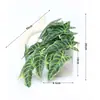 Planta verde artificial em vaso caladium, ornamento de trepadeira decorativa de interior para casa, casamentos e Halloween