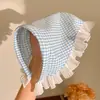 Diadema de Encaje Blanco, Pañuelo Triangular Francés, Accesorios para el Cabello, Sombrero Bufanda Cuadrado, Sombrerería de Estilo Pastoral Costera para Mujeres, Dulce