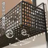 Estante lateral de almacenamiento para estante de refrigerador de cocina, soporte multifuncional de múltiples capas para condimentos y film transparente para uso doméstico montado en la pared
