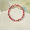Pulsera de Bolas de Arroz Ultra Fina de 6 mm, Pulsera de Círculo Único Estilo Literario, Pulsera Femenina de Verano, Cerámica, Nuevo, Suministro para Puestos de Regalos, Estilo Chino
