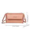 Bolso Bandolera Nuevo para Mujer Estilo Coreano Moda Verano Bolso de Hombro Versátil Gran Capacidad Doble Cremallera Bolso para Teléfono Móvil Mujer Venta al por Mayor