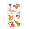 Novo Natal Tattoo Stickers Cross Border Set Holiday Papai Noel bonito desenhos animados impermeável adesivos de tatuagem