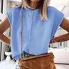2026 Aliexpress Moda Femenina Europea y Americana Nuevo Suéter Casual de Punto Sencillo Color Sólido Moderno Versátil Ajustado en Stock