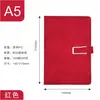 Caderno de papelaria bloco de notas engrossado retro simples couro caderno a5 escritório negócios ata de reunião