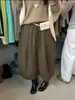 ULOUR/U grano 2026 Otoño Estilo Casual Coreano Versátil Cubre Imperfecciones Adelgazante Cropped Balloon Pantalones Casuales Mujer 67205