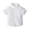 Ropa infantil transfronteriza verano nuevo camisa de manga corta para niño traje de tirantes pantalón de traje traje infantil 61 actuación ropa de caballero
