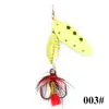 Ftk Spinnerbait Rotativo Composto com Anzóis Triplos Penados para Arremesso de Longa Distância, Adequado para Robalo e Peixes de Superfície, Transfronteiriço