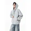 Ace Marca Original de Moda Estilo Campus Juvenil Casual Holgado Cuello Alto Sudadera con Cardigan Chaqueta Juvenil para Hombre Hw3800