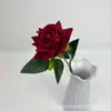 Flores Artificiales de Terciopelo Pequeñas de Esquina Rosa Transfronterizas para Decoración del Hogar, Arreglo Floral de Pared de Rosas para Salón de Bodas, Materiales Decorativos de Cascada