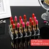 Soporte de exhibición de labiales transparente, organizador de escritorio para cosméticos, estante de exhibición de lápices de cejas multi-compartimento, al por mayor