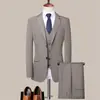 Conjunto de Terno Masculino 2026 Novo Modelo Jovem de Botão Único Luxo Leve Negócios Casamento Terno de Alta Qualidade para o Dia a Dia Masculino
