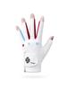 Guantes de Golf para Mujer Estilo Coreano Medio Dedo Antideslizantes Guantes de Microfibra para Golf Transpirables Resistentes al Desgaste 1 Par