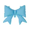 Nuevos globos pequeños de papel de aluminio de color sólido con forma de lazo de tamaño grande para decoraciones de fiesta de cumpleaños infantil para niñas