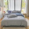 Roupa de cama simples de quatro peças Algodão Aloe Vera lençol de cama capa de edredom 1,8 metros têxtil para casa Arena do Norte conjunto de 3 peças estudantes atacado geração