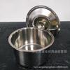 Taza de degustación de acero inoxidable de 16/18 compartimentos, tanque para condimentos con tapa, tanque para condimentos de cocina, puesto comercial, recipiente redondo para condimentos