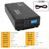 Inversor de Onda Sinusoidal Pura 12V/24V a 220V 2000W Convertidor Eléctrico Solar para Coche y Hogar Vehículo Eléctrico